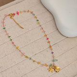 Emma Shell Multistone Necklace