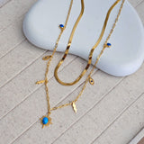 Iris Double Layered Necklace
