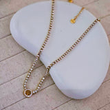 Tree Of Life Zircon Necklace