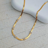 Zircon Butterfly Chain Necklace
