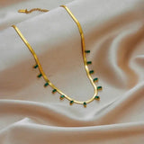Jade Gold Plated Necklace