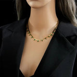 Jade Gold Plated Necklace