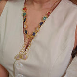 Knot Brass Necklace