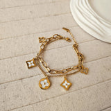 Lucy Clover Charm Bracelet