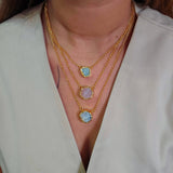 Betty Layered Brass Necklace