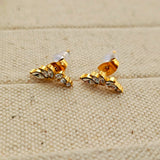 June Zircon Stud Earrings