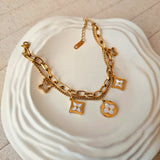 Lucy Clover Charm Bracelet