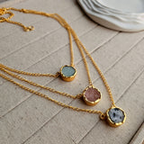 Betty Layered Brass Necklace