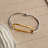 Cora Silver & Gold Bracelet