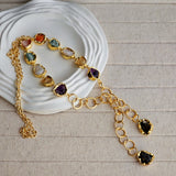 Knot Brass Necklace