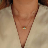 Evil Eye Round Pandent Necklace