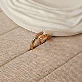 Zircon Nail Ring