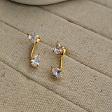 Dorthy MultiStud Zircon Earrings