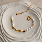 Emma Pearl Chain Bracelet