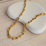 Hope Interlock Chain Necklace