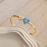 Della Heart Evil Eye Bracelet