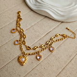 Harmony Heart Charm Bracelet