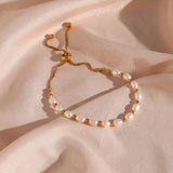 Freshwater Pearl Beaded Bracelet