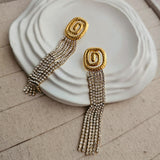 Daisy Dangle Zircon Earrings