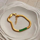 Echo Green Stones Bracelet