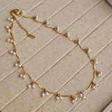Abby Pearl Tassel Necklace