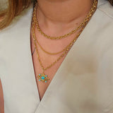 Triple Layered Evil Eye Necklace