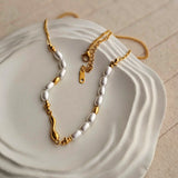 Trinity Baroque Pearl Necklace